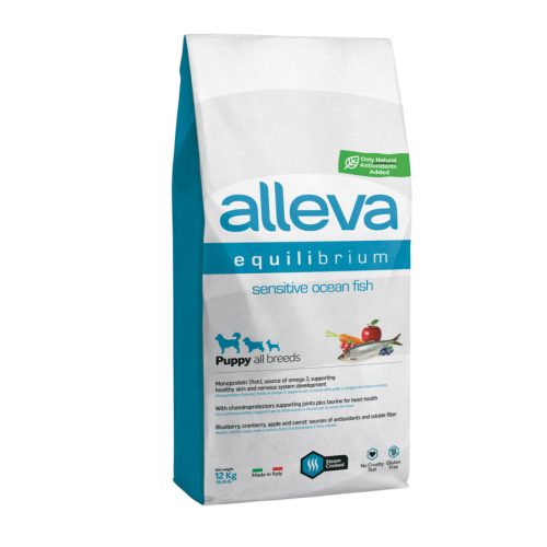Alleva Equilibrium száraz kutyaeledel puppy hal 12kg