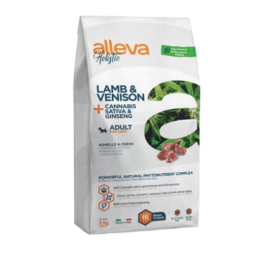 Alleva Holistic száraz kutyaeledel mini bárány&vad 2kg