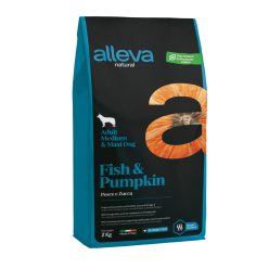 Alleva Natural száraz kutyaeledel medium&maxi hal 2kg
