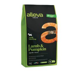  Alleva Natural száraz kutyaeledel mini bárány&sütőtök 2kg