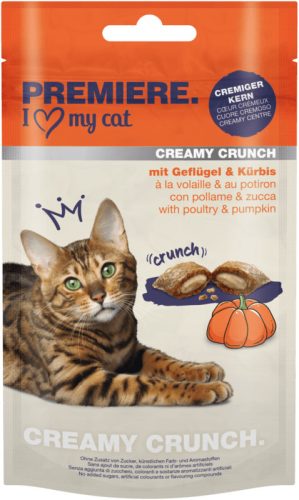 Premiere Creamy Crunch macska jutalomfalat sütötök 60g