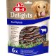 8in1 Delights Spirals kutya jutalomfalat marha 6db