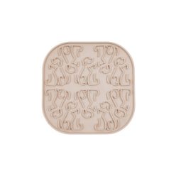 Fiboo Lollipop licking mat bézs 19x19 cm