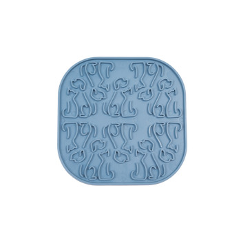 Fiboo Lollipop licking mat kék 19x19 cm