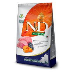   N&D Grain Free bárány&áfonya sütőtökkel puppy medium&large száraz kutyaeledel 2,5kg