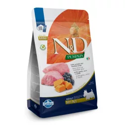   N&D Pumpkin Bárány & Áfonya Felnőtt Mini Adult Száraz Kutyaeledel 2,5kg