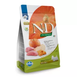   N&D Pumpkin Vaddisznó & Alma Felnőtt Mini Száraz Kutyaeledel  2,5kg