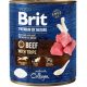 Brit Premium by Nature kutya konzerv adult marha&pacal 6x800g