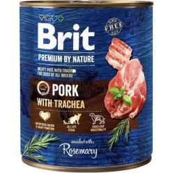   Brit Premium by Nature kutya konzerv adult sertés&gégecső 6x800g