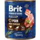Brit Premium by Nature kutya konzerv adult sertés&gégecső 6x800g
