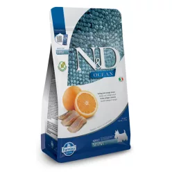   N&D Ocean Hering & Narancs Felnőtt Mini Száraz Kutyaeledel 800g