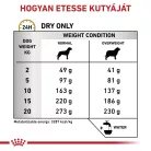 Royal Canin Veterinary Urinary s/o mc alacsony kalória száraz kutyaeledel húgykő 6,5kg