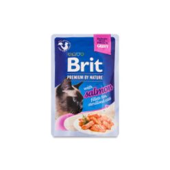   BRIT Premium by Nature tasak ivartalanított macskáknak nedves eledel zselében 24x85g
