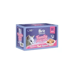   BRIT Family plate tasak adult macskaeledel zselében MP 12x85g