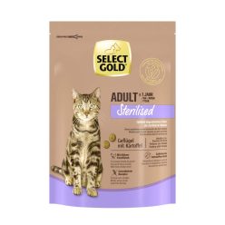   Select Gold Sterilised adult száraz macskaeledel szárnyas&burgonya 300g