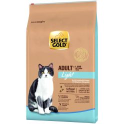 Select Gold száraz macskaeledel adult light csirke 7kg