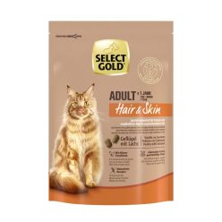   Select Gold Hair&Skin adult száraz macskaeledel szárnyas&lazac 300g