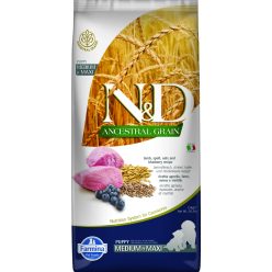   N&D Ancestral Grain puppy medium&maxi száraz kutyaeledel bárány 12kg