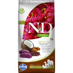 N&D Quinoa Skin&Coat száraz kutyaeledel vadhús 7kg