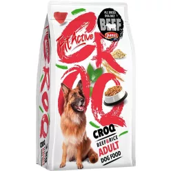 FitActive CROQ száraz kutyaeledel marha&rizs 3kg