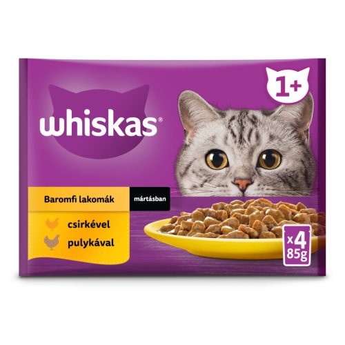Whiskas macska tasak MP szárnyas mártásban 4x85g