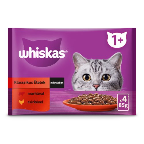 Whiskas macska tasak MP húsos 4x85g