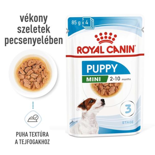 Royal Canin Size Health Nutrition kutya tasak MP mini puppy 4x85g