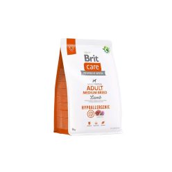  Brit Care Hypoallergenic Medium Breed száraz kutyaeledel adult bárány 3kg