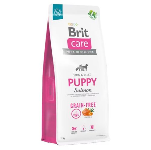 Brit Care Grain-Free száraz kutyaeledel puppy lazac&burgonya 12kg