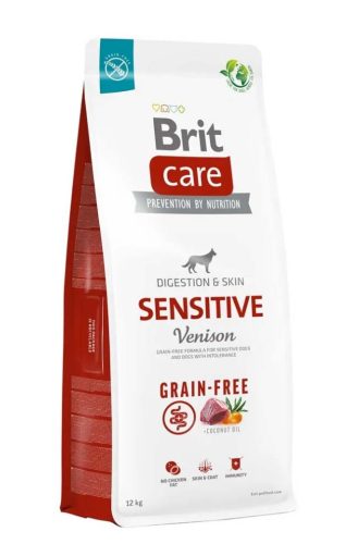 Brit Care Grain-Free száraz kutyaeledel sensitive szarvas 12kg