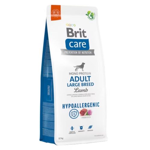 Brit Care Hypoallergenic Large Breed száraz kutyaeledel adult bárány 12kg