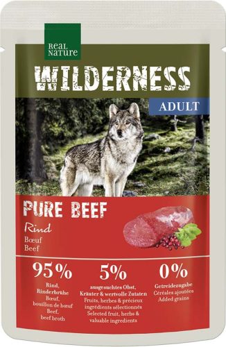 Real Nature Wilderness kutya tasak adult marha 12x100g
