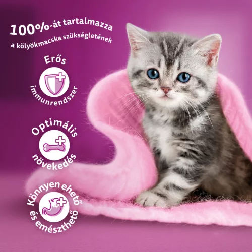 Whiskas Junior klasszikus kölyök macska tasak MP 12x85g