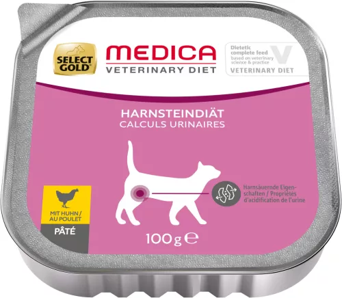 Select Gold Medica macska tálka húgykő ellen csirke 16x100g