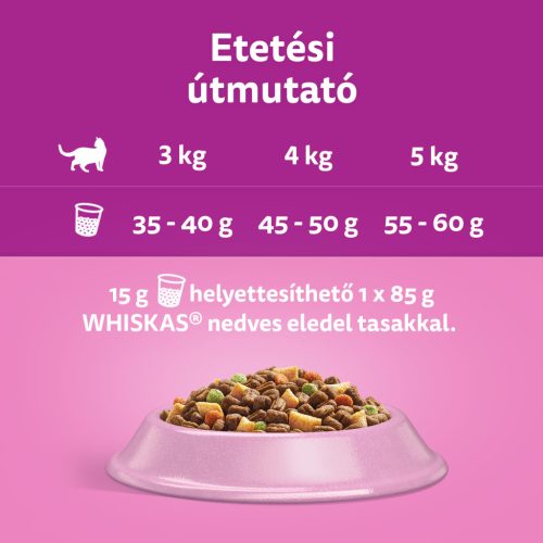 Whiskas adult száraz macskaeledel steril lazac 1,4kg