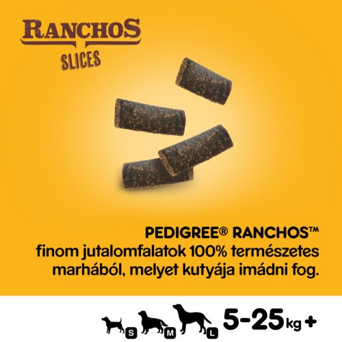 Pedigree Ranchos slices kutya jutalomfalat marha 60g