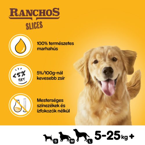 Pedigree Ranchos slices kutya jutalomfalat marha 60g