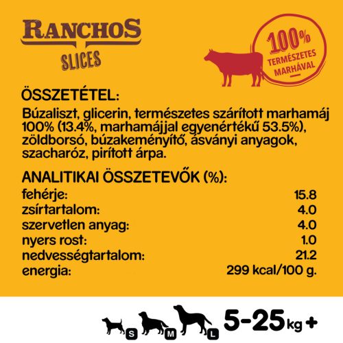 Pedigree Ranchos slices kutya jutalomfalat marha 60g