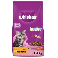 Whiskas junior száraz macskaeledel csirke 1,4kg