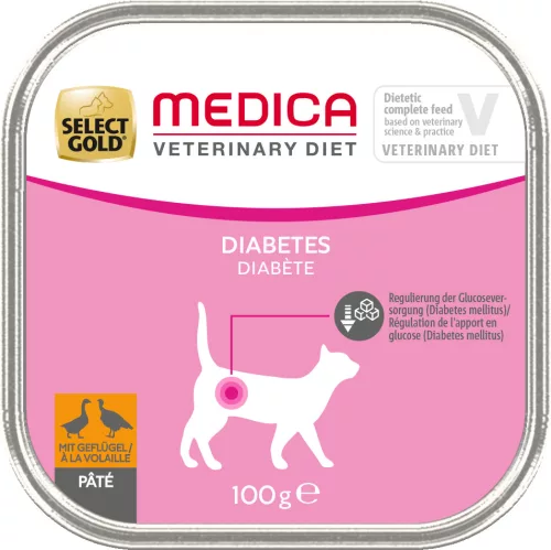 Select Gold Medica macska tálka diabétesz 16x100g