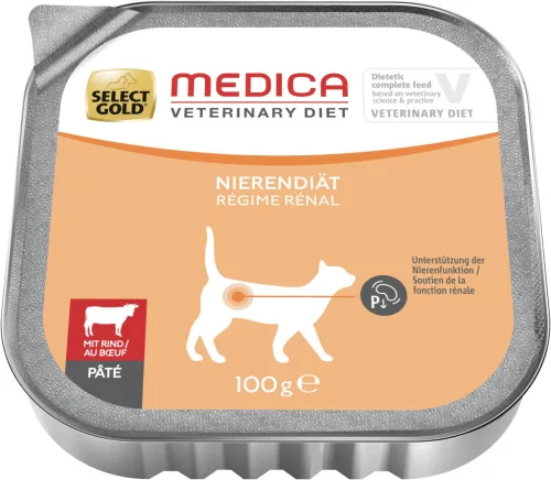 Select Gold Medica macska tálka vesekímélő marha 16x100g