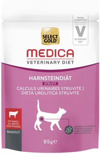 Select Gold Medica macska tasak húgykő ellen marha 24x85g