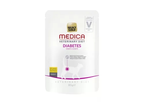 Select Gold Medica macska tasak diabétesz csirke 24x85g