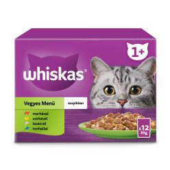 Whiskas macska tasak MP halas&húsos válogatás 12x85g