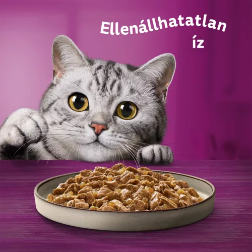 Whiskas Pure Delight macska tasak MP hal&hús 12x85g