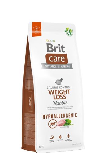 Brit Care Hypoallergenic Weight Loss száraz kutyaeledel adult nyúl&rizs 12kg