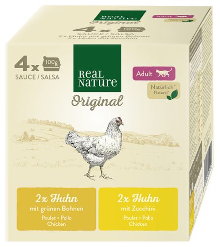 Real Nature Classic Ragu macska tálka MP mix 4x100g