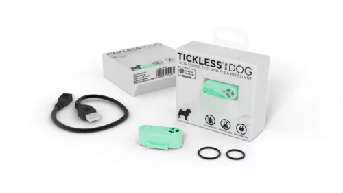 TICKLESS Mini ultrahangos újratölthető kullancsriasztó türkiz