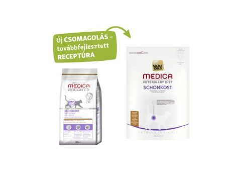 Select Gold Medica száraz macskaeledel emésztőrendszeri problémákra 300g