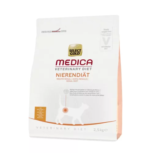 Select Gold Medica vesekímélő száraz macskaeledel 2,5kg
